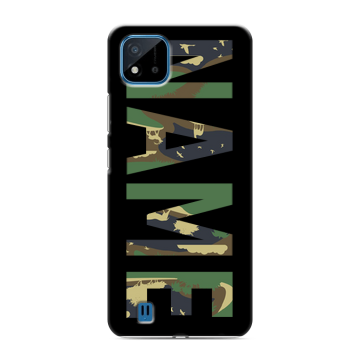 Силиконовый чехол на Realme C11 (2021) с принтом NAME