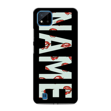 Силиконовый чехол на Realme C11 (2021) с принтом NAME