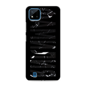 Силиконовый чехол на Realme C11 (2021) с принтом ФАМИЛИЯ