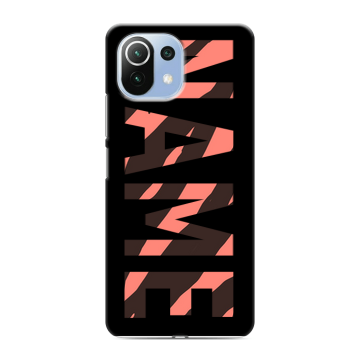 Силиконовый чехол на Xiaomi Mi 11 Lite с принтом NAME