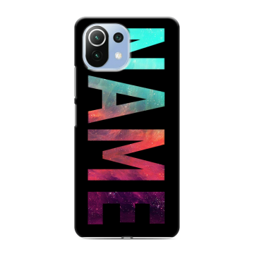 Силиконовый чехол на Xiaomi Mi 11 Lite с принтом NAME