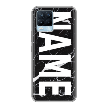 Силиконовый чехол на Realme 8 с принтом NAME