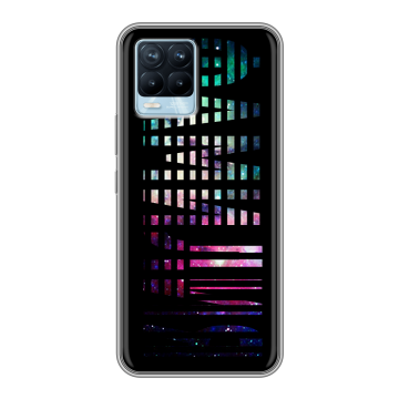 Силиконовый чехол на Realme 8 с принтом ФАМИЛИЯ