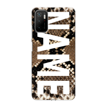 Силиконовый чехол на Xiaomi Poco M3 Pro с принтом NAME