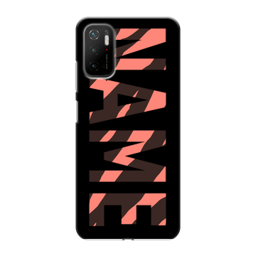 Силиконовый чехол на Xiaomi Poco M3 Pro с принтом NAME