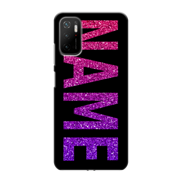 Силиконовый чехол на Xiaomi Poco M3 Pro с принтом NAME