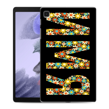 Силиконовый чехол на Samsung Galaxy Tab A7 lite с принтом ИМЯ