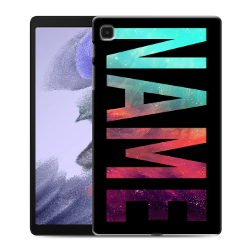 Силиконовый чехол на Samsung Galaxy Tab A7 lite с принтом NAME
