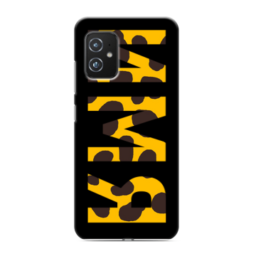 Силиконовый чехол на ASUS ZenFone 8 с принтом ИМЯ