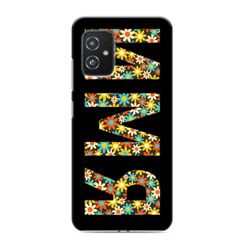 Силиконовый чехол на ASUS ZenFone 8 с принтом ИМЯ