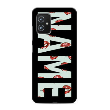 Силиконовый чехол на ASUS ZenFone 8 с принтом NAME