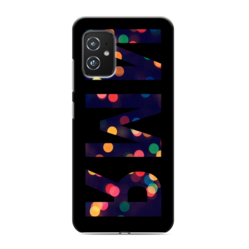 Силиконовый чехол на ASUS ZenFone 8 с принтом ИМЯ