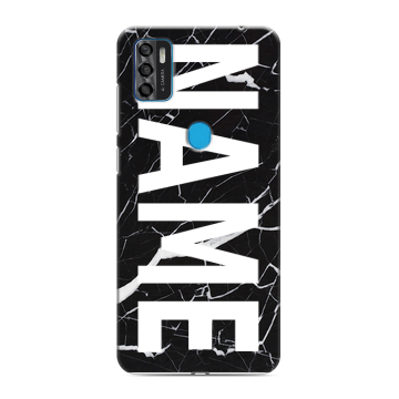 Силиконовый чехол на ZTE Blade A7s (2020) с принтом NAME