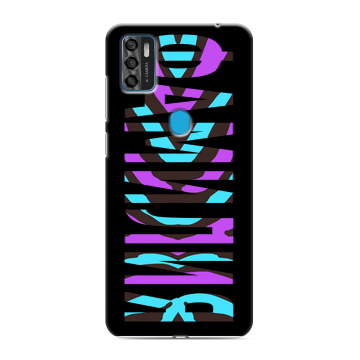 Силиконовый чехол на ZTE Blade A7s (2020) с принтом ФАМИЛИЯ