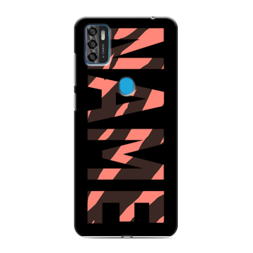 Силиконовый чехол на ZTE Blade A7s (2020) с принтом NAME