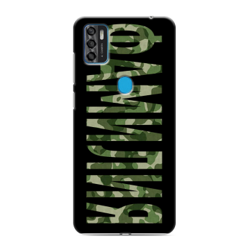 Силиконовый чехол на ZTE Blade A7s (2020) с принтом ФАМИЛИЯ