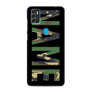 Силиконовый чехол на ZTE Blade A7s (2020) с принтом NAME