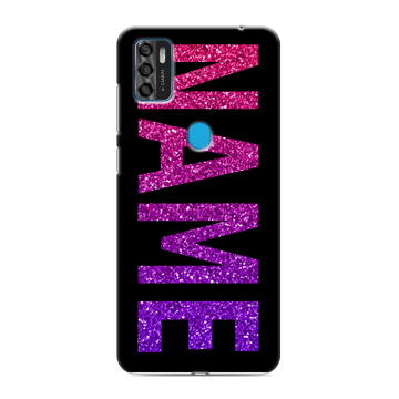 Силиконовый чехол на ZTE Blade A7s (2020) с принтом NAME