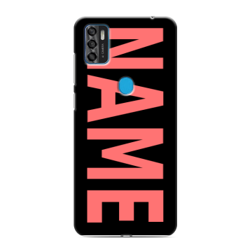 Силиконовый чехол на ZTE Blade A7s (2020) с принтом NAME