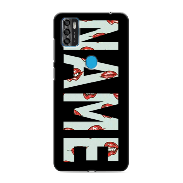 Силиконовый чехол на ZTE Blade A7s (2020) с принтом NAME