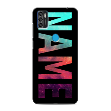 Силиконовый чехол на ZTE Blade A7s (2020) с принтом NAME