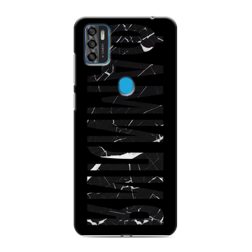 Силиконовый чехол на ZTE Blade A7s (2020) с принтом ФАМИЛИЯ