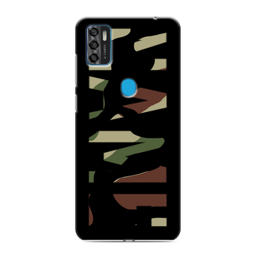 Силиконовый чехол на ZTE Blade A7s (2020) с принтом NAME