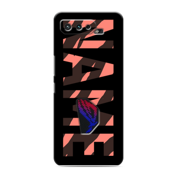 Силиконовый чехол на ASUS ROG Phone 5 с принтом NAME
