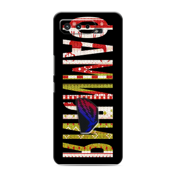 Силиконовый чехол на ASUS ROG Phone 5 с принтом ФАМИЛИЯ