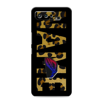 Силиконовый чехол на ASUS ROG Phone 5 с принтом NAME