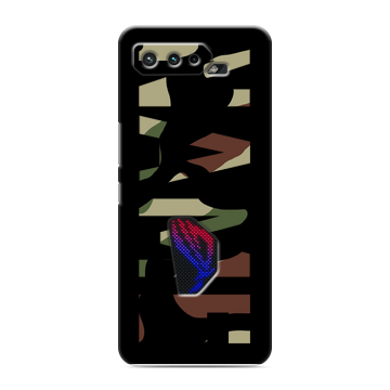Силиконовый чехол на ASUS ROG Phone 5 с принтом NAME