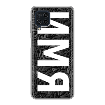 Силиконовый чехол на Samsung Galaxy A22 с принтом ИМЯ