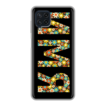 Силиконовый чехол на Samsung Galaxy A22 с принтом ИМЯ