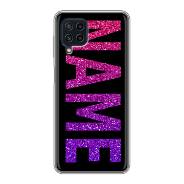 Силиконовый чехол на Samsung Galaxy A22 с принтом NAME