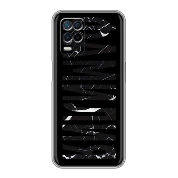 Силиконовый чехол на Realme Narzo 30 5G с принтом ФАМИЛИЯ
