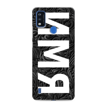 Силиконовый чехол на ZTE Blade A51 с принтом ИМЯ