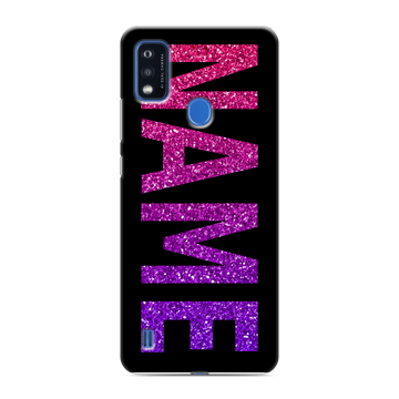 Силиконовый чехол на ZTE Blade A51 с принтом NAME