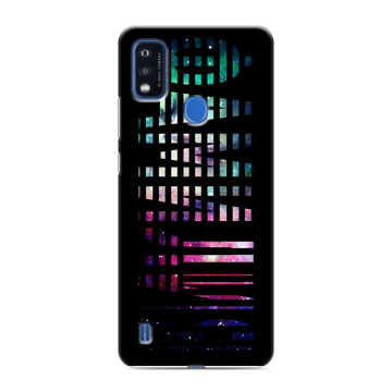 Силиконовый чехол на ZTE Blade A51 с принтом ФАМИЛИЯ