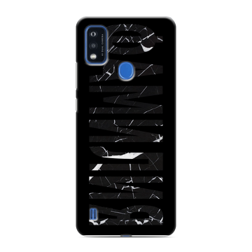 Силиконовый чехол на ZTE Blade A51 с принтом ФАМИЛИЯ