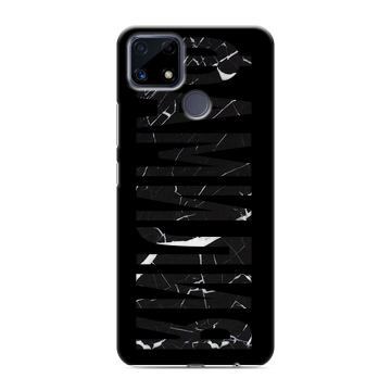 Силиконовый чехол на Realme C25 с принтом ФАМИЛИЯ