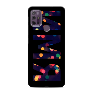 Силиконовый чехол на Lenovo K13 Note с принтом ИМЯ
