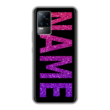 Силиконовый чехол на Vivo V21e с принтом NAME