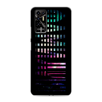 Силиконовый противоударный чехол на Tecno Pova 2 с принтом ФАМИЛИЯ