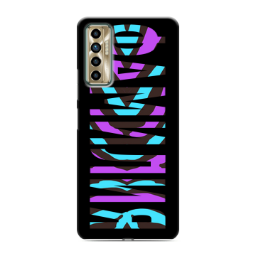 Силиконовый чехол на Tecno Camon 17P с принтом ФАМИЛИЯ