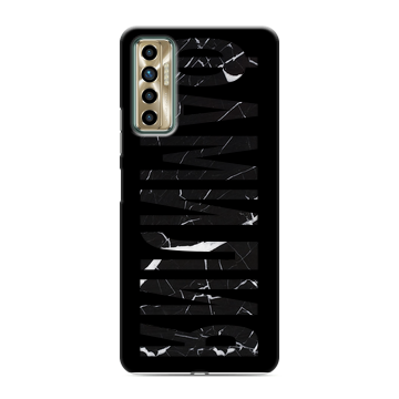 Силиконовый чехол на Tecno Camon 17P с принтом ФАМИЛИЯ