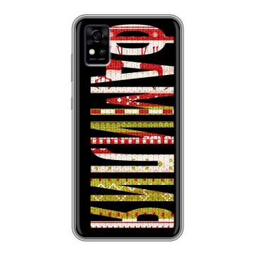 Силиконовый чехол на ZTE Blade A31 с принтом ФАМИЛИЯ