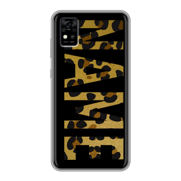 Силиконовый чехол на ZTE Blade A31 с принтом NAME
