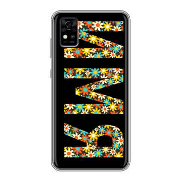 Силиконовый чехол на ZTE Blade A31 с принтом ИМЯ