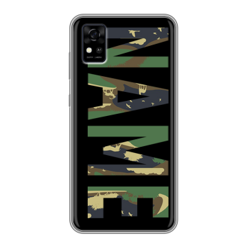Силиконовый чехол на ZTE Blade A31 с принтом NAME