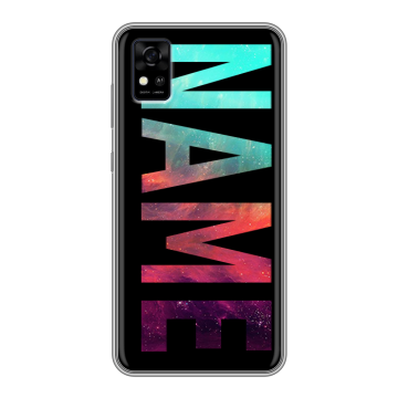 Силиконовый чехол на ZTE Blade A31 с принтом NAME